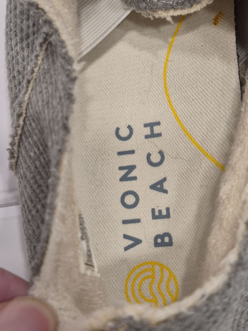 Vionic Pismo Beach Mens Gray Slip-On Casual Shoes - Picture 4 of 7